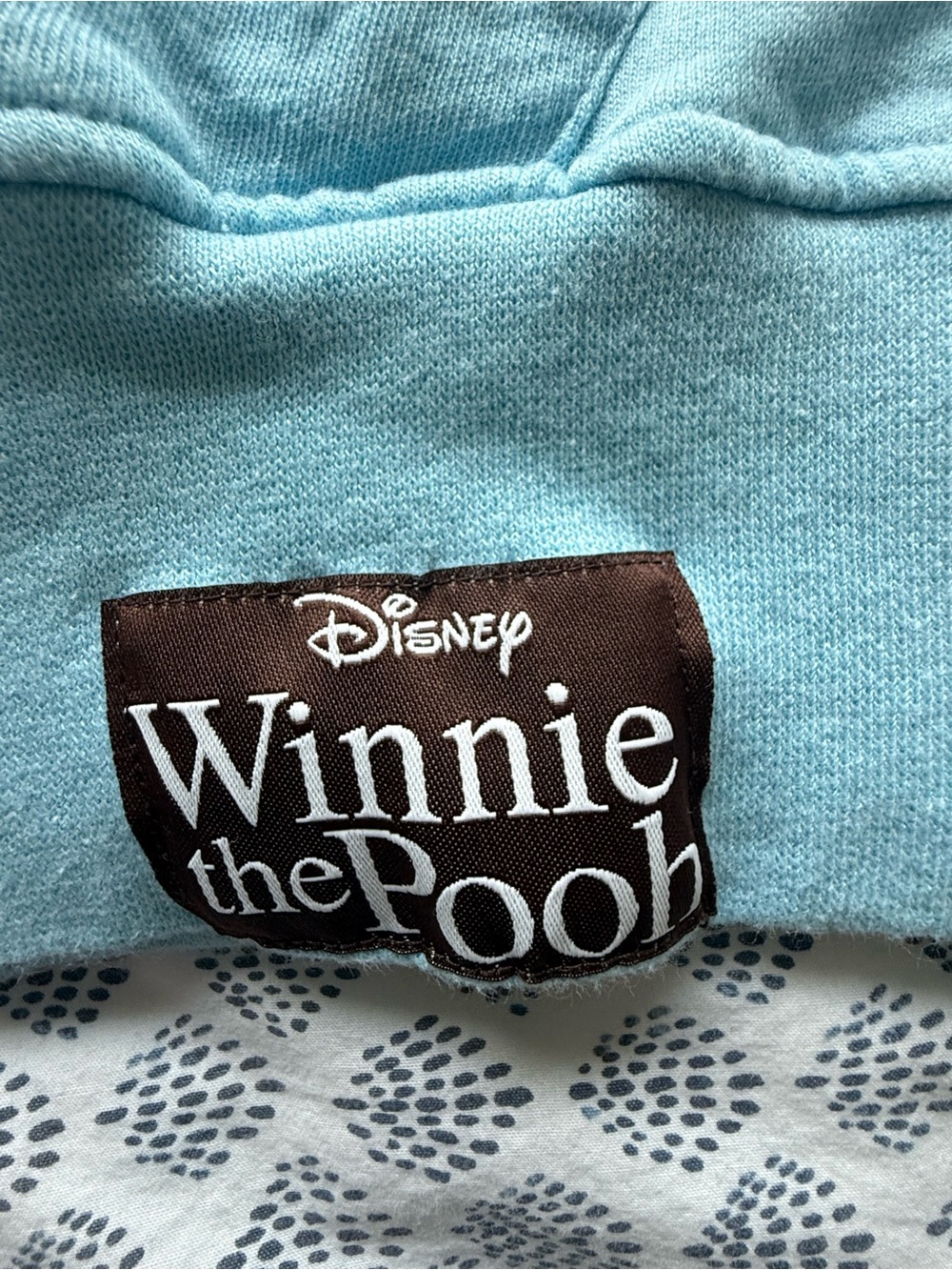 Disney Light Blue Winnie the Pooh Crewneck Hoodie -women’s - Picture 2 of 6